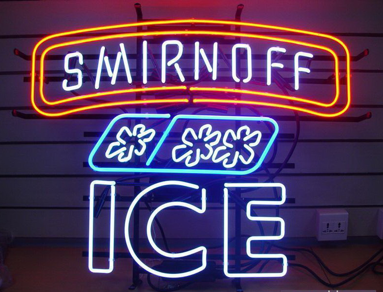 Smirnoff Ice Beer Neon Sign
